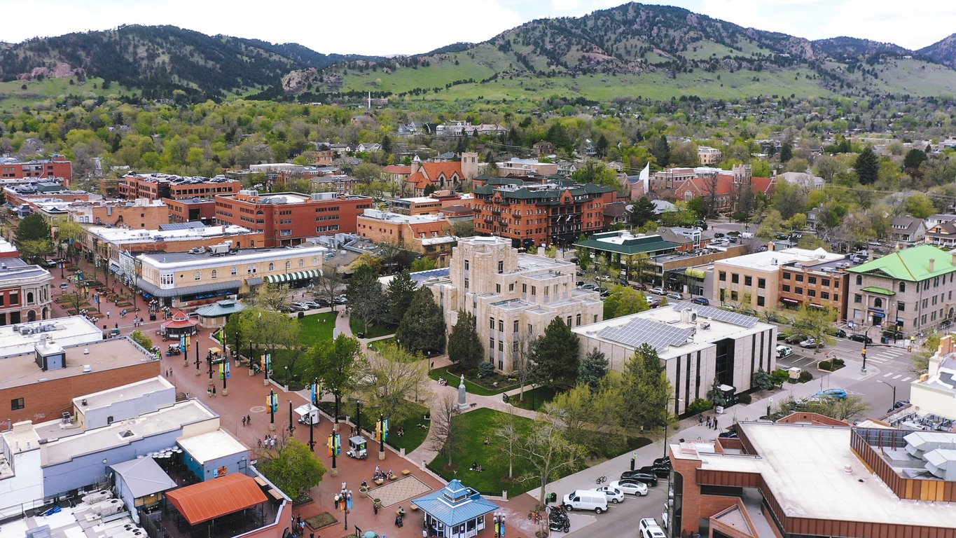 Panoramic Image of Boulder, CO